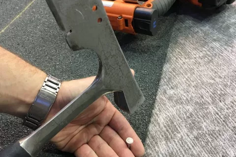 Hand nailing versus use of a nailgun