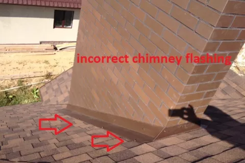 Improper flashing installation roofer mistakes