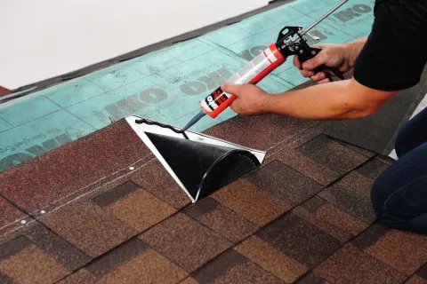 An example of proper sealing roofer mistakes