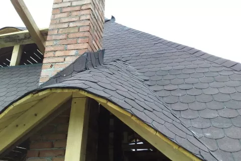 Poor workmanship causing shingle roof to fail