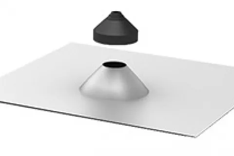 Roof outlet solar panels