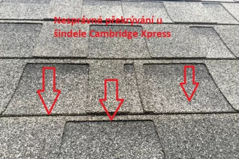 nespravne prekrivani u sindele Cambridge Xpress