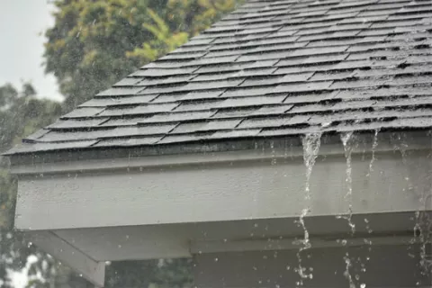 Flashing on a roof