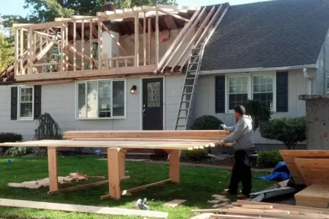 Dormers on shingle roof