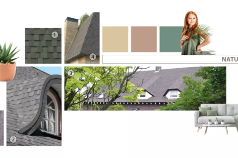 Roof shingles inspiration corner