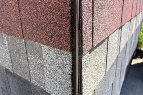 Flashing on shingles