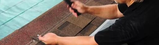 Nail placement on Cambridge shingle