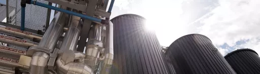 Vertical integration IKO asphalt tanks