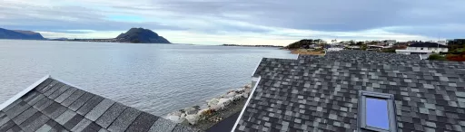 Cambridge shingles on nordic roof (inspiration style Nordic Wave)