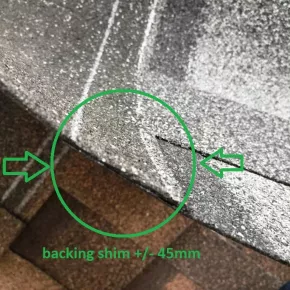 Width of Cambridge shim competitors test