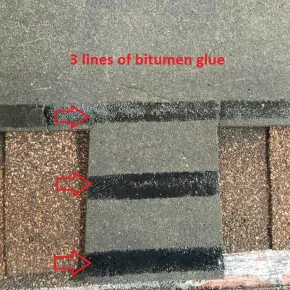 Lamination and gluing system of tested product 3 competitors test