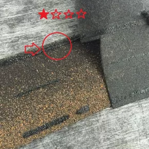 Gluing system of IKO Cambridge shingle competitors test