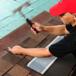 Nail placement on Cambridge shingle