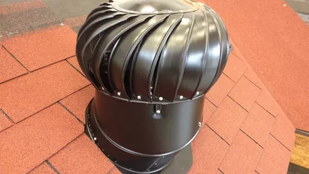 Airhawk Turbinevent on shingle roof