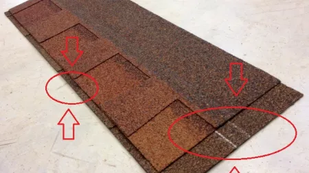 Comparing cambridge shingle size with competitors. Competitors test