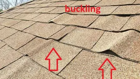 Use of old wooden boards can cause buckling roofer mistakes