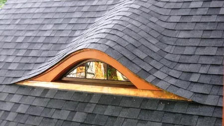 Dormers on shingle roof