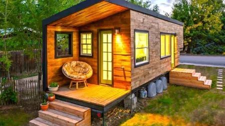 Shingles on tiny houses